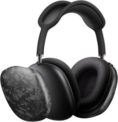 Карбоновый чехол из углеродного волокна на AirPods Max матовый чёрный