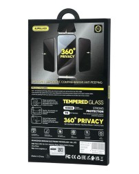 Защитное стекло для i-Phone 16 Pro Supglass SG-09 Антишпион чёрное