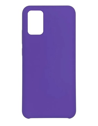 Накладка для Samsung Galaxy A02S/M02S Silicone cover фиолетовая