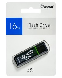 3.0 USB флеш накопитель Smartbuy 16GB Glossy Dark Grey (SB16GBGS-DG)