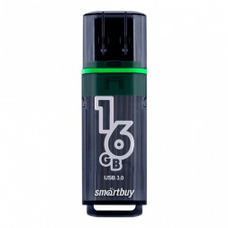 3.0 USB флеш накопитель Smartbuy 16GB Glossy Dark Grey (SB16GBGS-DG)