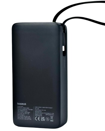  Powerbank Baseus Bipow 2 Digital Display 20W 20000mAh (P10077101113-01) черный