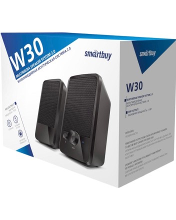  Акустическая система 2.0 SmartBuy W30, 6Вт, динамики 76мм, USB (SBA-4850)/20