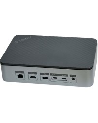 USB-С хаб Orico D35M2-BK USB3.0x3/USB-Cx2/HDMI 4K/TF/SD/RJ45/SATA3.0x1/M.2x1 черный