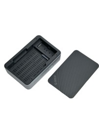 USB-С хаб Orico D35M2-BK USB3.0x3/USB-Cx2/HDMI 4K/TF/SD/RJ45/SATA3.0x1/M.2x1 черный