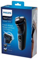 Электробритва Philips AquaTouch Shaver 3000 S3122/51 черная