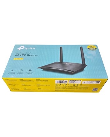 Wi-Fi роутер Tp-Link TL-MR100 N300 10/100BASE-TX/4G cat.4 черный