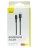  Кабель-зарядка Type-C на Lightning Baseus Cafule 1м CATLKLF-G1 20W черный
