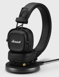 Стереонаушники Bluetooth Полноразмерные Marshall Major IV черные (High Copy)