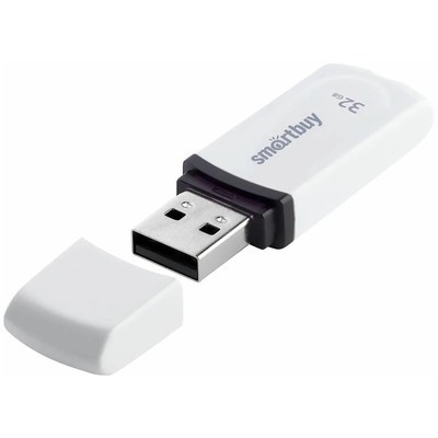  USB флеш накопитель Smartbuy 32GB Paean White (SB32GBPN-W)