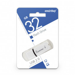 USB флеш накопитель Smartbuy 32GB Paean White (SB32GBPN-W)