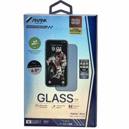 Защитное стекло i-Phone 17 Pro Max 6.9" Anank 3D Anti-crack with Silicone edge черное