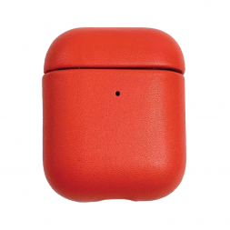 Кожаный чехол для AirPods 1/2 K-DOO LuxCraft красный