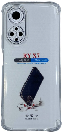  Чехол-накладка силикон 1.5мм Huawei Honor X7 прозрачный противоударный