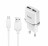  Сетевое зар. устр. Hoco C12 2USB Micro 2.4A белое