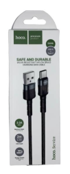 Usb Кабель-зарядка Type-C Hoco DU46 3A 2м черный