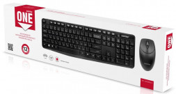 Беспроводной комплект клавиатура+мышь Smartbuy ONE 235380AG черный (SBC-235380AG-K)