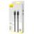  Кабель-зарядка Type-C на Type-C Baseus Cafule 2м (CATKLF-ALG1) 100W черный