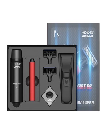  Набор для бритья Huanxing Lemon Razor H506-6 красный