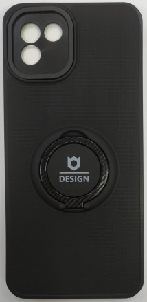 Чехол-накладка для Samsung Galaxy A03 силикон iface с держателем чёрный