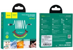 Usb Кабель-зарядка Type-C Hoco X21 Plus 3A 2м мягкий силиконовый красный