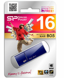 3.0 USB флеш накопитель Silicon Power 16GB Blaze B05 Deep Blue