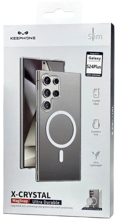  Накладка для Samsung Galaxy S24 Plus Keephone X-Crystal MagSnap Ultra Durable прозрачный