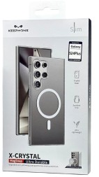 Накладка для Samsung Galaxy S24 Plus Keephone X-Crystal MagSnap Ultra Durable прозрачный