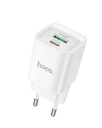 Сетевое зар. устр. Hoco C147A 1USB/1C 20W/18W белое