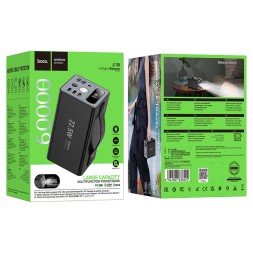 Powerbank Hoco J138 60000mAh 3USB/2C черный