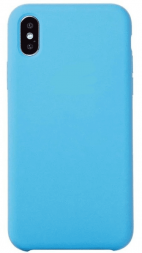 Чехол-накладка  i-Phone X/XS Silicone icase  №16 голубая
