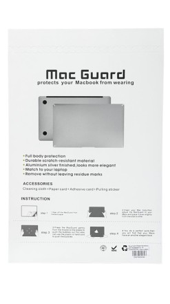  Защитная пленка на корпус для MacBook Pro 16" (A2485/A2780) темно-серая