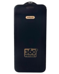 Защитное стекло для i-Phone 15 Pro Max Supglass SG-09 Антишпион чёрное