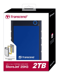 Внешний жесткий диск 2TB Transcend StoreJet 25H3 USB3.1 синий