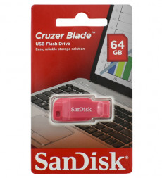 USB флеш накопитель SanDisk CZ50 Cruzer Blade Pink 64GB (SDCZ50C-064G-B35PE)