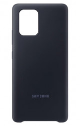 Чехол-накладка для Samsung Galaxy S10 Lite силикон 1мм матовый чёрный