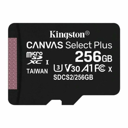  micro SDXC карта памяти Kingston 256GB Class10 UHS-I Canvas Select Plus без адапт.(SDCS2/256GBSP)