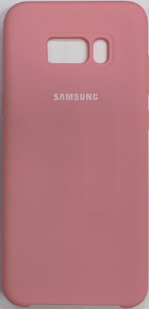 Накладка для Samsung Galaxy S8 Plus Silicone cover розовая