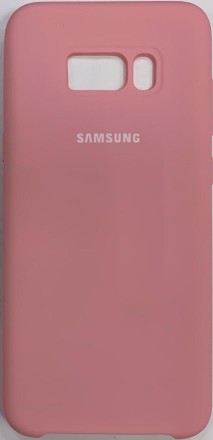 Накладка для Samsung Galaxy S8 Plus Silicone cover розовая