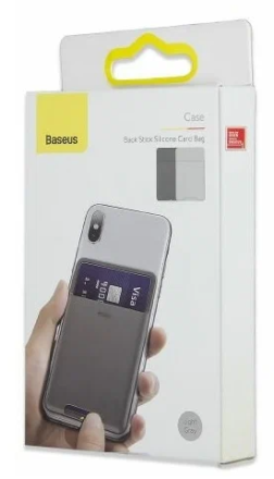  Силиконовый чехол для карт Baseus ACKD-B0G серый