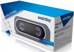 Акустическая система Smartbuy SATELLITE 2 10Вт, Bluetooth, FM, MP3, LED-подсветка, серая(SBS-460)/20