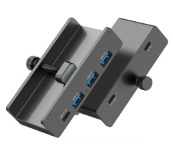 USB-С хаб Orico HCL-3A1C USB3.0x3/USB-Cx1 серый