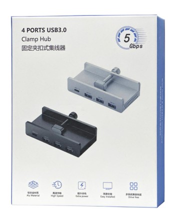  USB-С хаб Orico HCL-3A1C USB3.0x3/USB-Cx1 черный