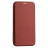 Чехол-книжка Samsung Galaxy A12 Fashion Case кожаная боковая бордовая