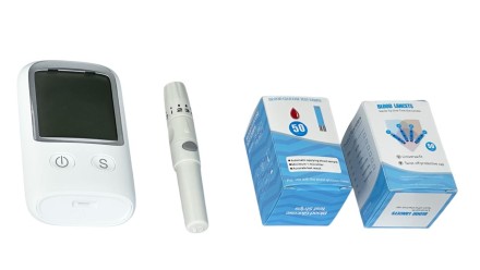  Глюкометр (измеритель уровня сахара в крови) BGM-T1 белый