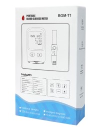 Глюкометр (измеритель уровня сахара в крови) BGM-T1 белый