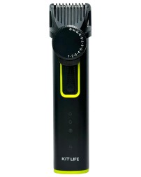 Электрический триммер для волос,бороды,носа,бровей и ушей KIT LIFE (KTLFQ01) черный