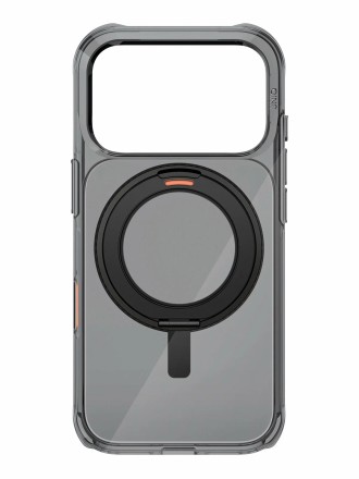  Накладка для i-Phone 17 Pro Max Uniq Swivix Magsafe с кольцом черная
