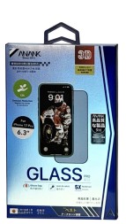 Защитное стекло i-Phone 17 Pro 6.3" Anank 3D Anti-crack with Silicone edge черное