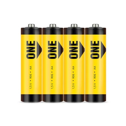  Батарейка солевая Smartbuy ONE R6/4B (60/600) SOBZ-2A04S-Eco